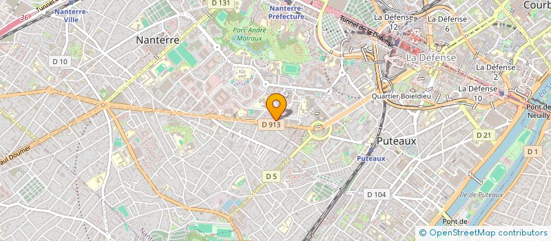localisation de l'entreprise MONSIEUR JAMEL ZAGHOUANI à NANTERRE