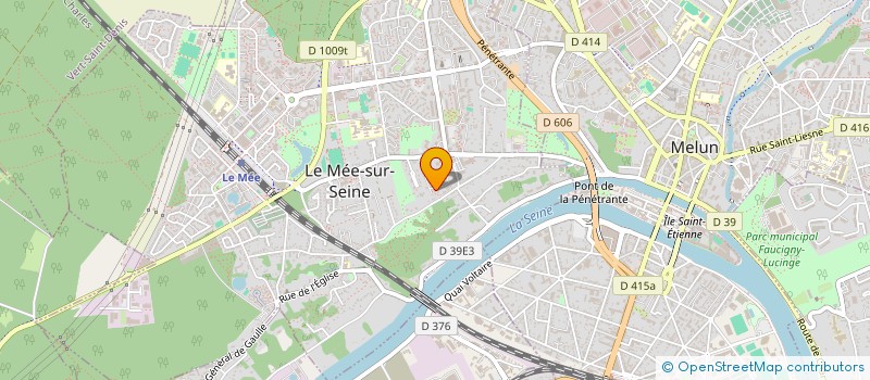 localisation de l'entreprise MONSIEUR JAMES ABANDZA  LE MEE-SUR-SEINE