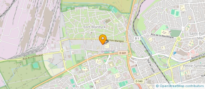 localisation de l'entreprise MONSIEUR JAMES ALARD  DUNKERQUE