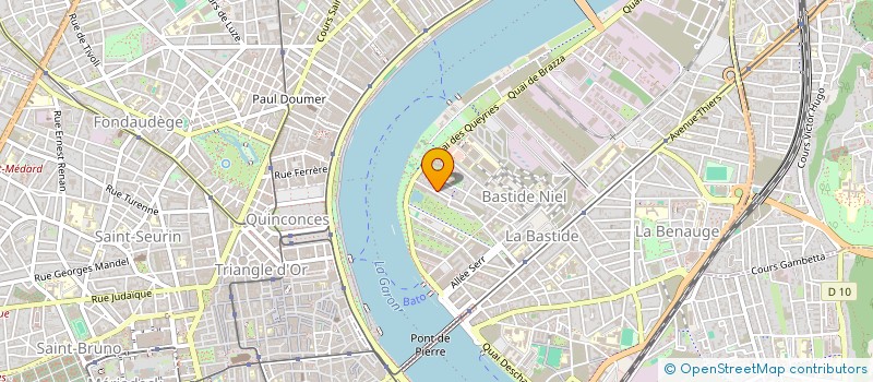 localisation de l'entreprise MONSIEUR JAMES ALBERT  BORDEAUX