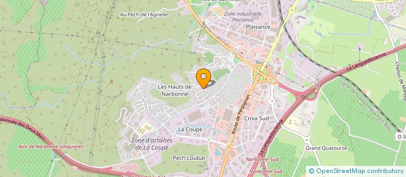 localisation de l'entreprise MONSIEUR JAMES AMAT  NARBONNE