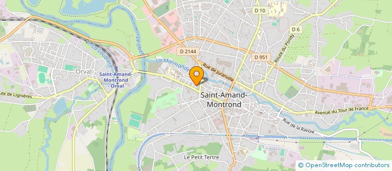 localisation de l'entreprise MONSIEUR JAMES ANDANSON  SAINT-AMAND-MONTROND