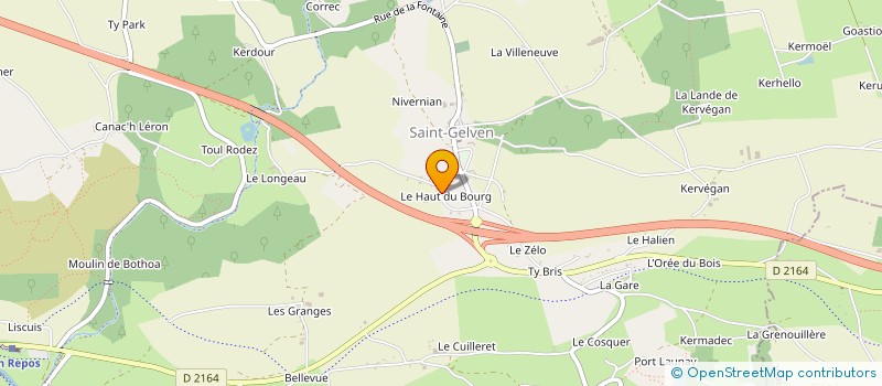 localisation de l'entreprise MONSIEUR JAMES ANTHONY JONES  BON REPOS SUR BLAVET