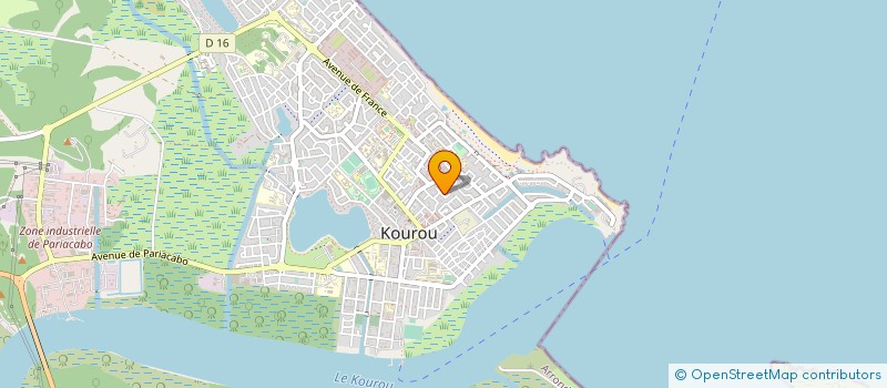 localisation de l'entreprise MONSIEUR JAMES APARICIO à KOUROU