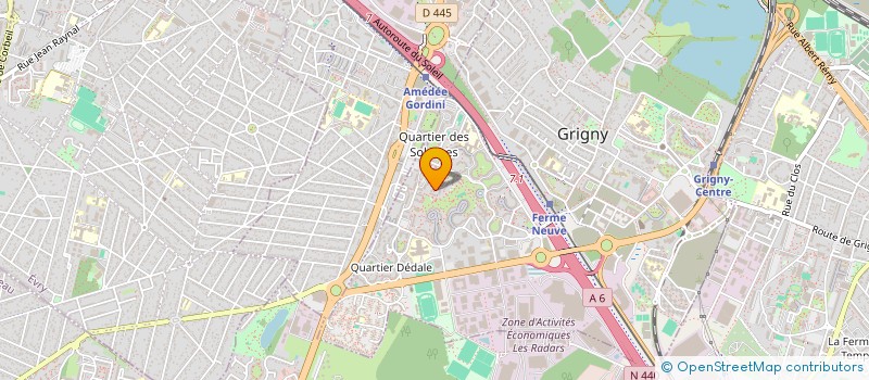 localisation de l'entreprise MONSIEUR JAMES ARISTOR à GRIGNY