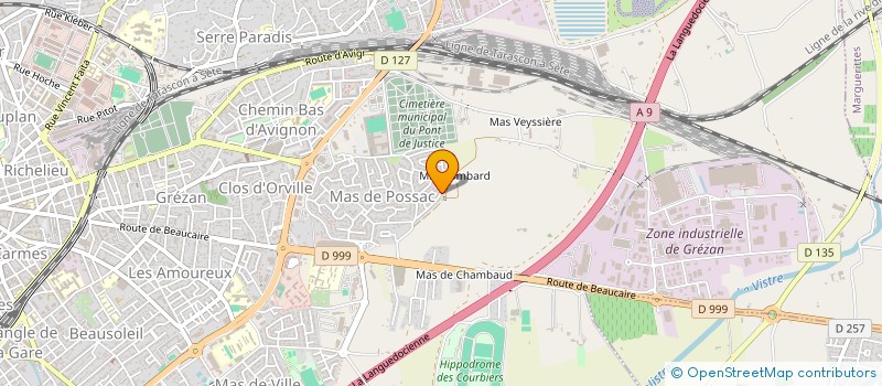 localisation de l'entreprise MONSIEUR JAMES ARTCANUTHURRY  NIMES