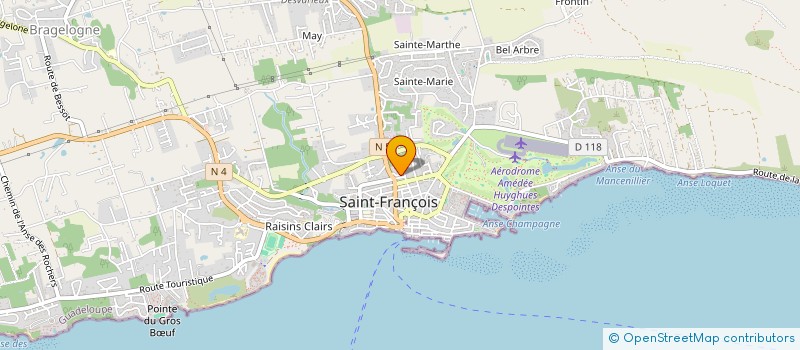 localisation de l'entreprise MONSIEUR JAMES ATEXIDE à SAINT-FRANCOIS
