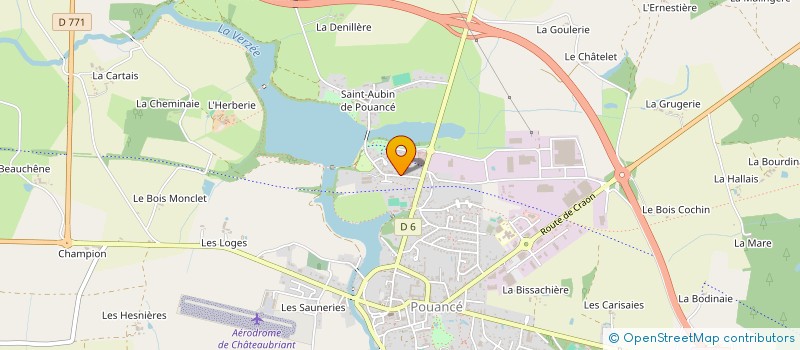 localisation de l'entreprise MONSIEUR JAMES AUGER  OMBREE D'ANJOU