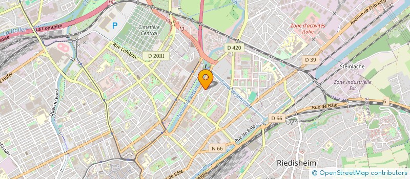 localisation de l'entreprise MONSIEUR JAMES BACHAR  MULHOUSE