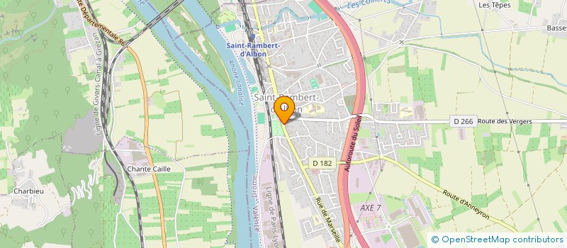 localisation de l'entreprise MONSIEUR JAMES BADIN  SAINT-RAMBERT-D'ALBON