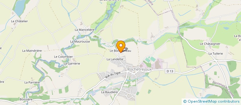 localisation de l'entreprise MONSIEUR JAMES BARBARIT à ROCHETREJOUX