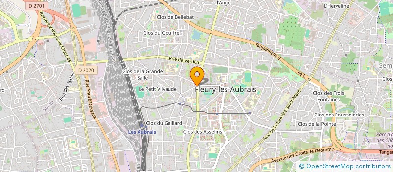 localisation de l'entreprise MONSIEUR JAMES BARBERON à FLEURY-LES-AUBRAIS