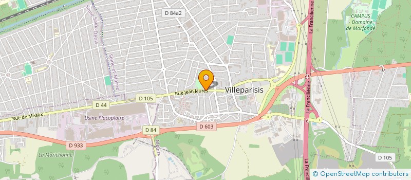 localisation de l'entreprise MONSIEUR JAMES BELLITO à VILLEPARISIS