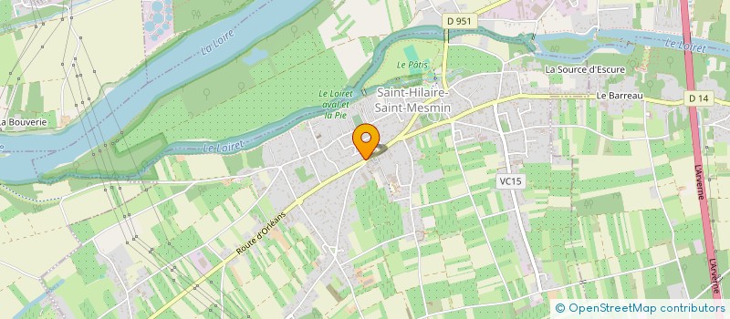 localisation de l'entreprise MONSIEUR JAMES BEN SALAH  SAINT-HILAIRE-SAINT-MESMIN