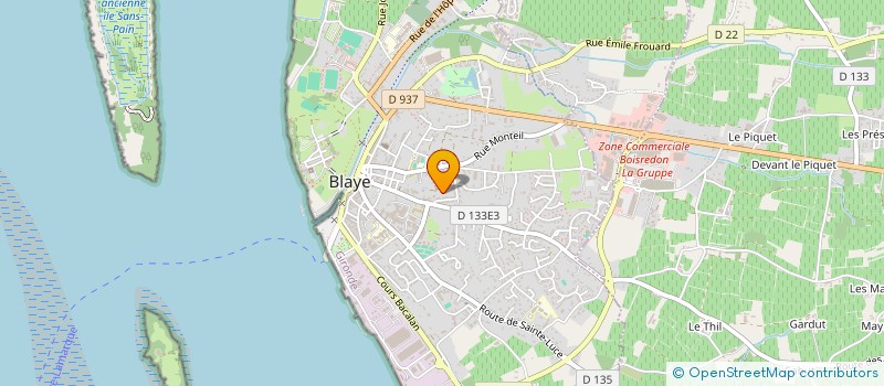 localisation de l'entreprise MONSIEUR JAMES BERNEAUD  MAZION