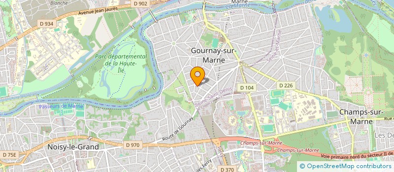 localisation de l'entreprise MONSIEUR JAMES BERRY à GOURNAY-SUR-MARNE