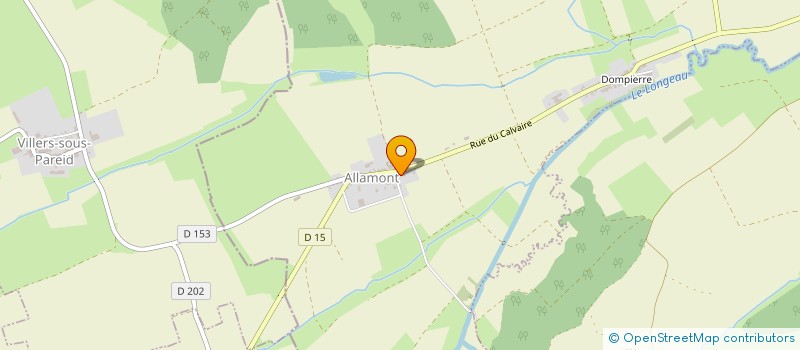 localisation de l'entreprise MONSIEUR JAMES BERTRAND  ALLAMONT