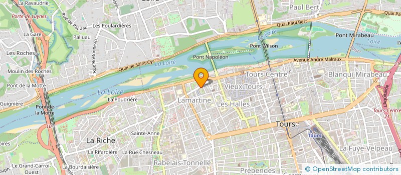 localisation de l'entreprise MONSIEUR JAMES BILLY  TOURS