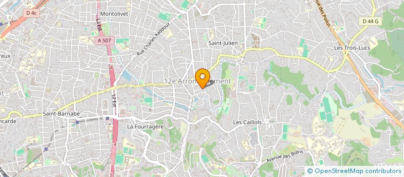 localisation de l'entreprise MONSIEUR JAMES BIOT à MARSEILLE