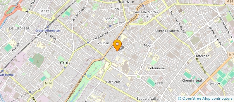 localisation de l'entreprise MONSIEUR JAMES BLONDEL  ROUBAIX