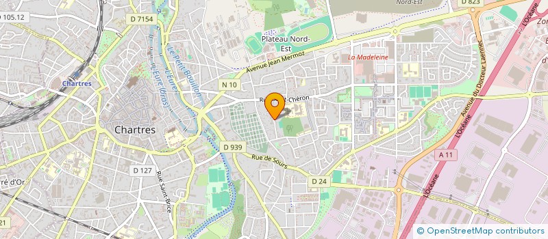 localisation de l'entreprise MONSIEUR JAMES BODENHORST  CHARTRES