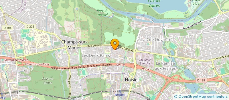 localisation de l'entreprise MONSIEUR JAMES BONHOMME  VERBERIE