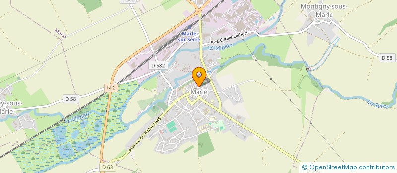 localisation de l'entreprise MONSIEUR JAMES BORON  MARLE