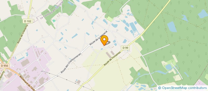 localisation de l'entreprise MONSIEUR JAMES BOUCHER  LE CONTROIS-EN-SOLOGNE