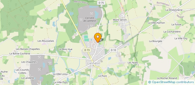 localisation de l'entreprise MONSIEUR JAMES BOURAND  MESNIL-ROC'H