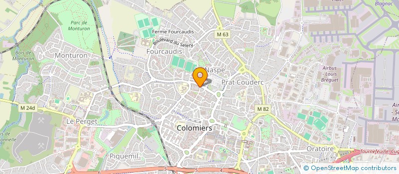 localisation de l'entreprise MONSIEUR JAMES BOURDON à COLOMIERS