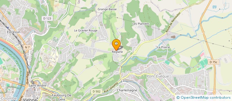 localisation de l'entreprise MONSIEUR JAMES BRUN  PONT-EVEQUE