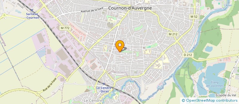 localisation de l'entreprise MONSIEUR JAMES BRUN à COURNON-D'AUVERGNE