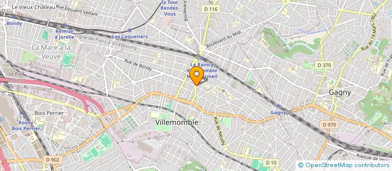 localisation de l'entreprise MONSIEUR JAMES BRUSSEEL à VILLEMOMBLE