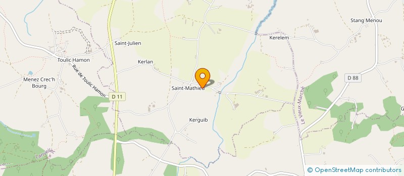 localisation de l'entreprise MONSIEUR JAMES BUTCHER  PLOUARET