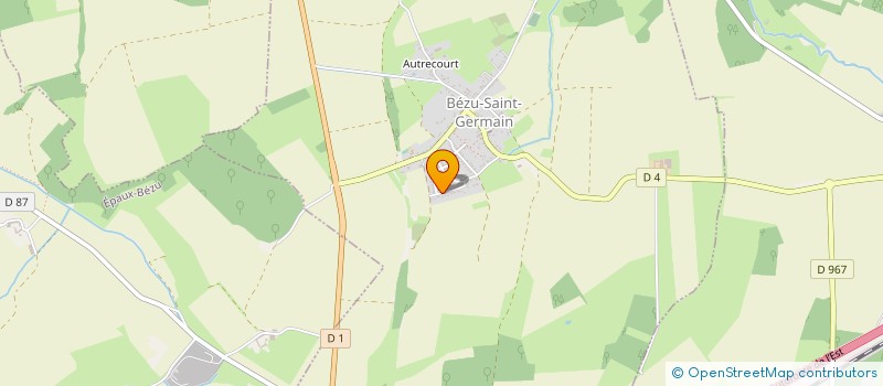 localisation de l'entreprise MONSIEUR JAMES CABIT  BEZU-SAINT-GERMAIN