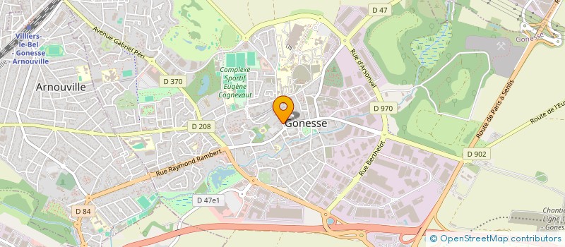 localisation de l'entreprise MONSIEUR JAMES CANU à GONESSE