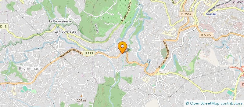 localisation de l'entreprise MONSIEUR JAMES CARSON  GRASSE