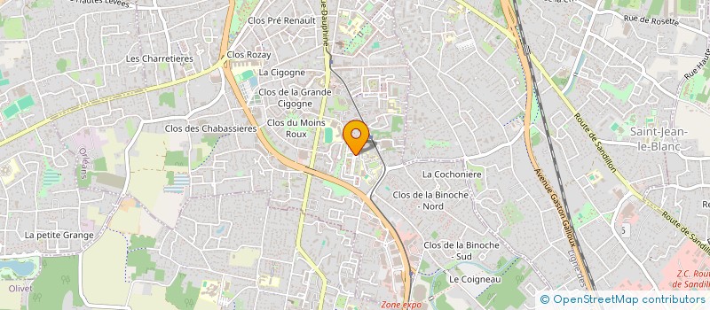 localisation de l'entreprise MONSIEUR JAMES CAUVIN  ORLEANS