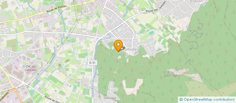 localisation de l'entreprise MONSIEUR JAMES CEARD  TAILLADES