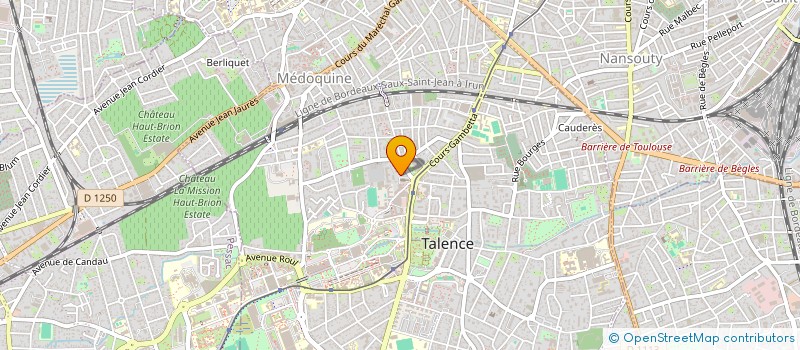 localisation de l'entreprise MONSIEUR JAMES CHATENOUD  TALENCE