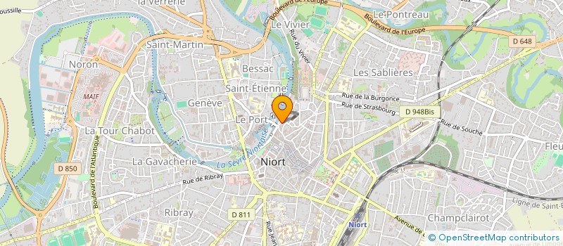 localisation de l'entreprise MONSIEUR JAMES CHEBROU à NIORT