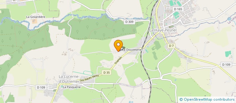 localisation de l'entreprise MONSIEUR JAMES CLOUET  SAINT-JEAN-DES-CHAMPS