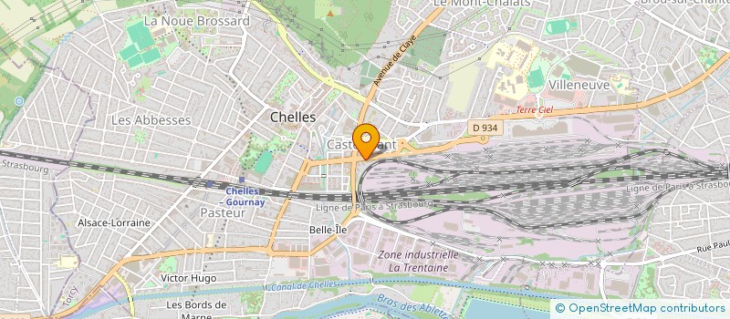 localisation de l'entreprise MONSIEUR JAMES CORIOLAN DOMINGUE  CHELLES