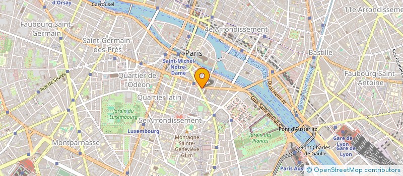 localisation de l'entreprise MONSIEUR JAMES COUGHLAN  PARIS