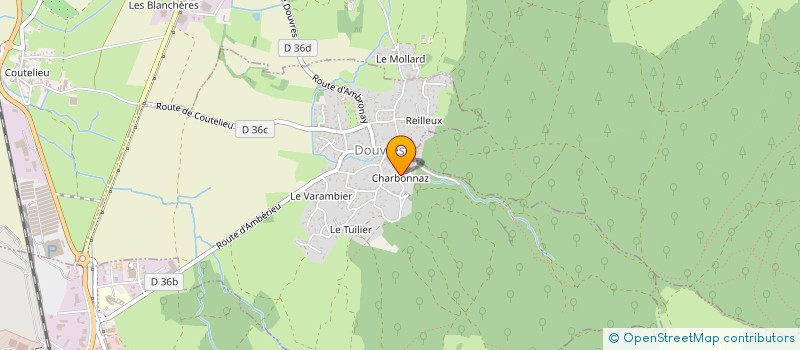 localisation de l'entreprise MONSIEUR JAMES COUTIER à DOUVRES