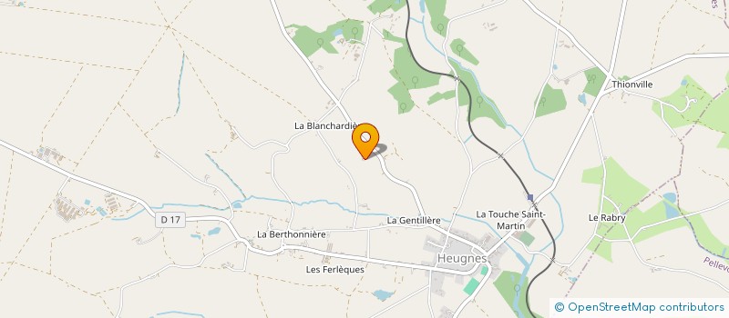 localisation de l'entreprise MONSIEUR JAMES CRUIKSHANK à HEUGNES