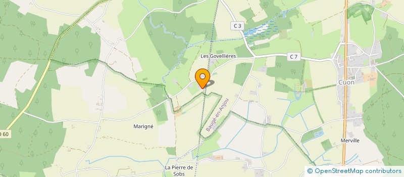 localisation de l'entreprise MONSIEUR JAMES DAVISON  BAUGE-EN-ANJOU