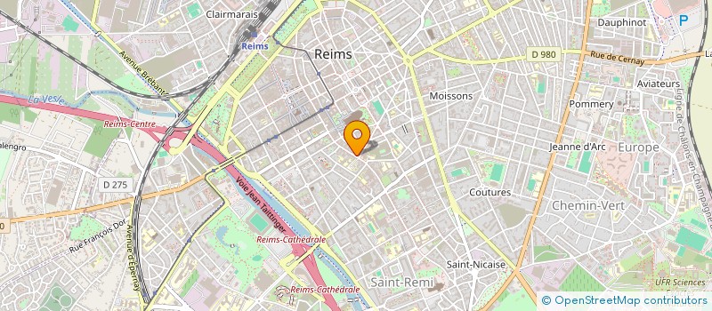 localisation de l'entreprise MONSIEUR JAMES DE BARROS  REIMS