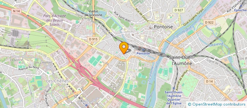 localisation de l'entreprise MONSIEUR JAMES DEBRAY  PONTOISE