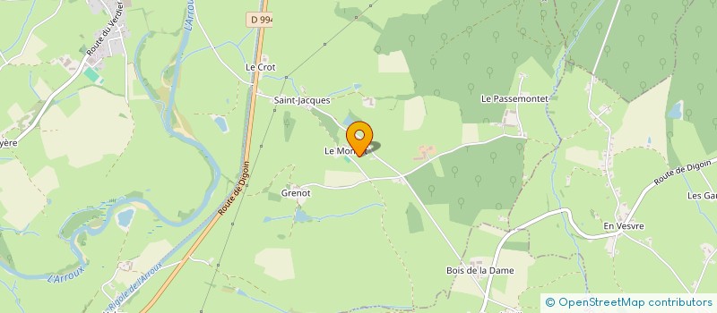 localisation de l'entreprise MONSIEUR JAMES DELACROIX  CERON